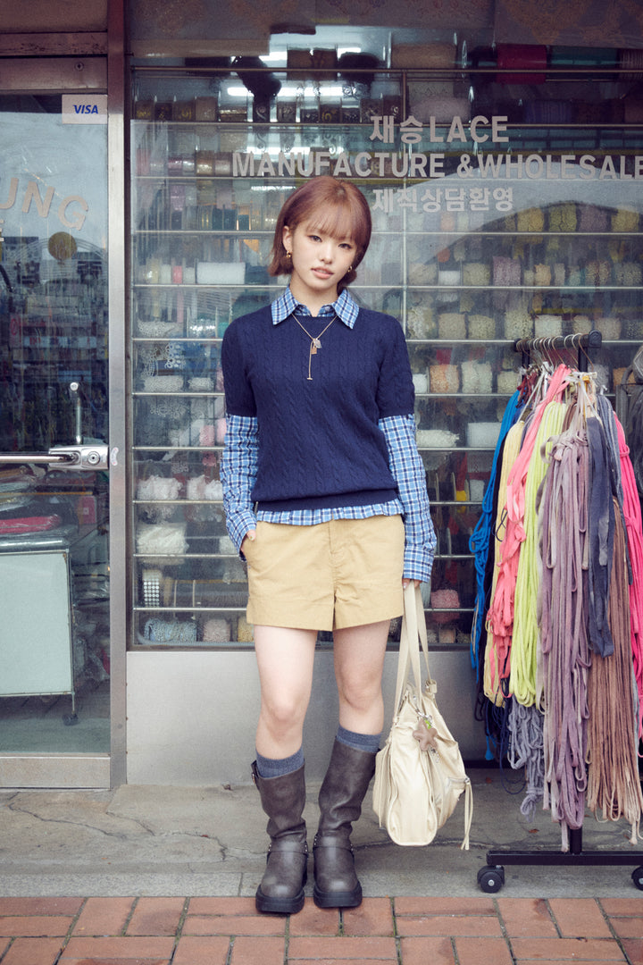 レザー タッチ フラワー バッグ チャーム【KOREA SNAP】