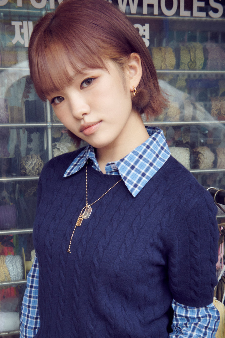 ヴィンテージ ドッグ タックス プレート ネックレス【KOREA SNAP】