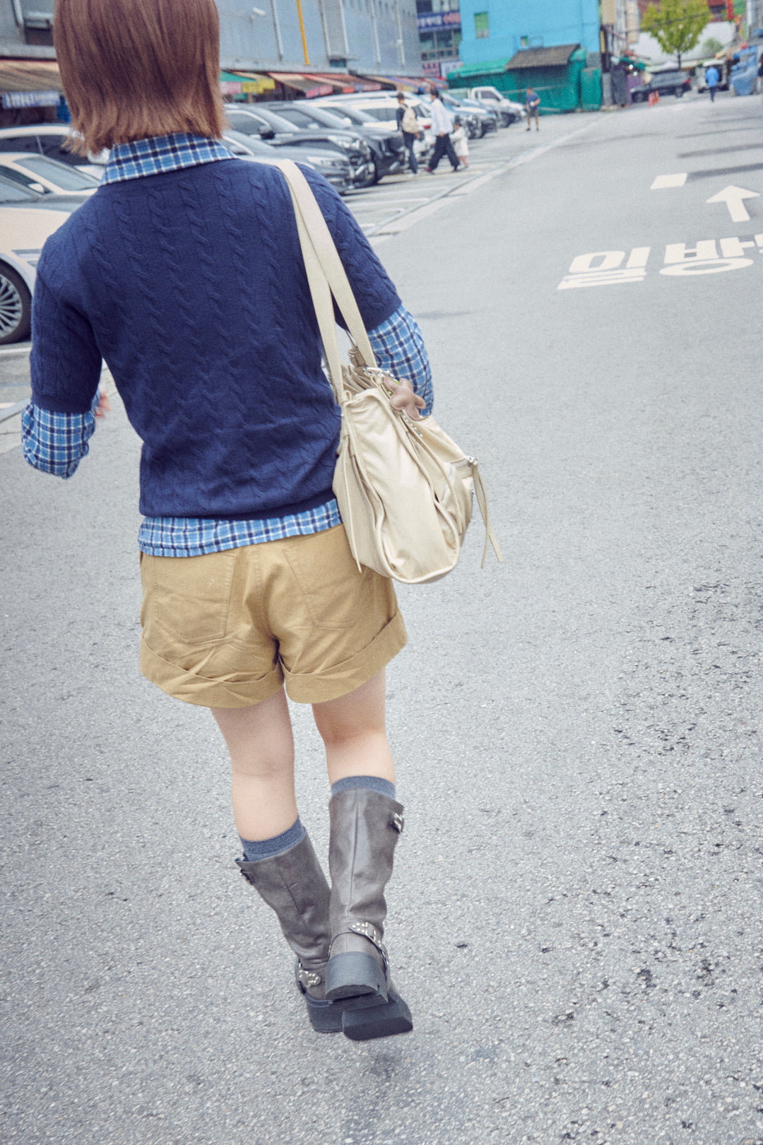 レザー タッチ フラワー バッグ チャーム【KOREA SNAP】