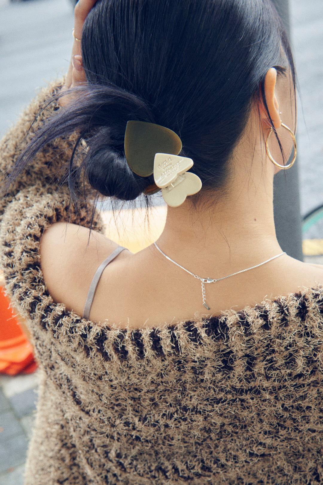 ルーカス ハート ID プレート ミニ バンス クリップ【KOREA SNAP】