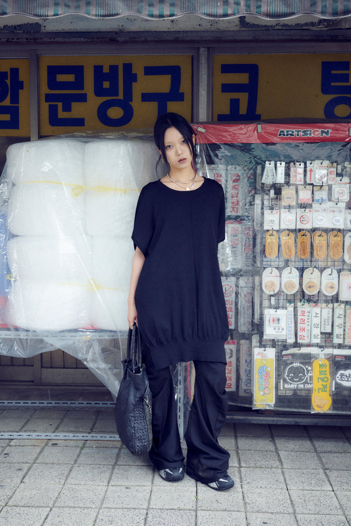 スフィアー オーバル フープ ピアス【KOREA SNAP】