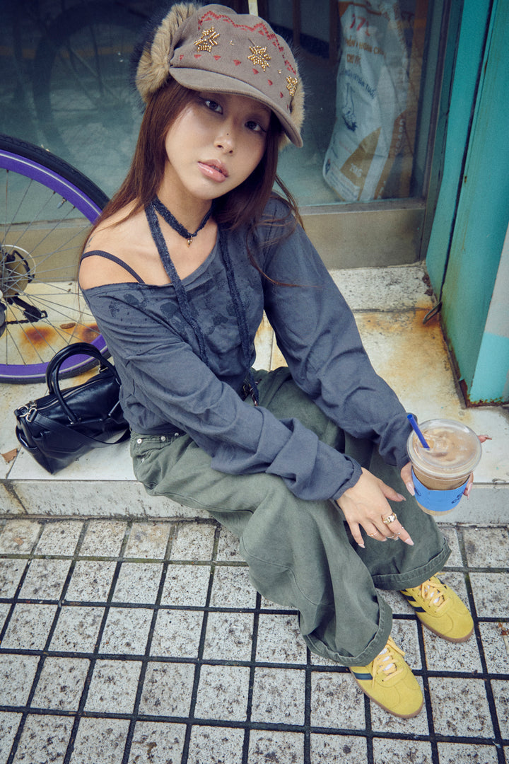 ミックス プチ モチーフ リング【KOREA SNAP】