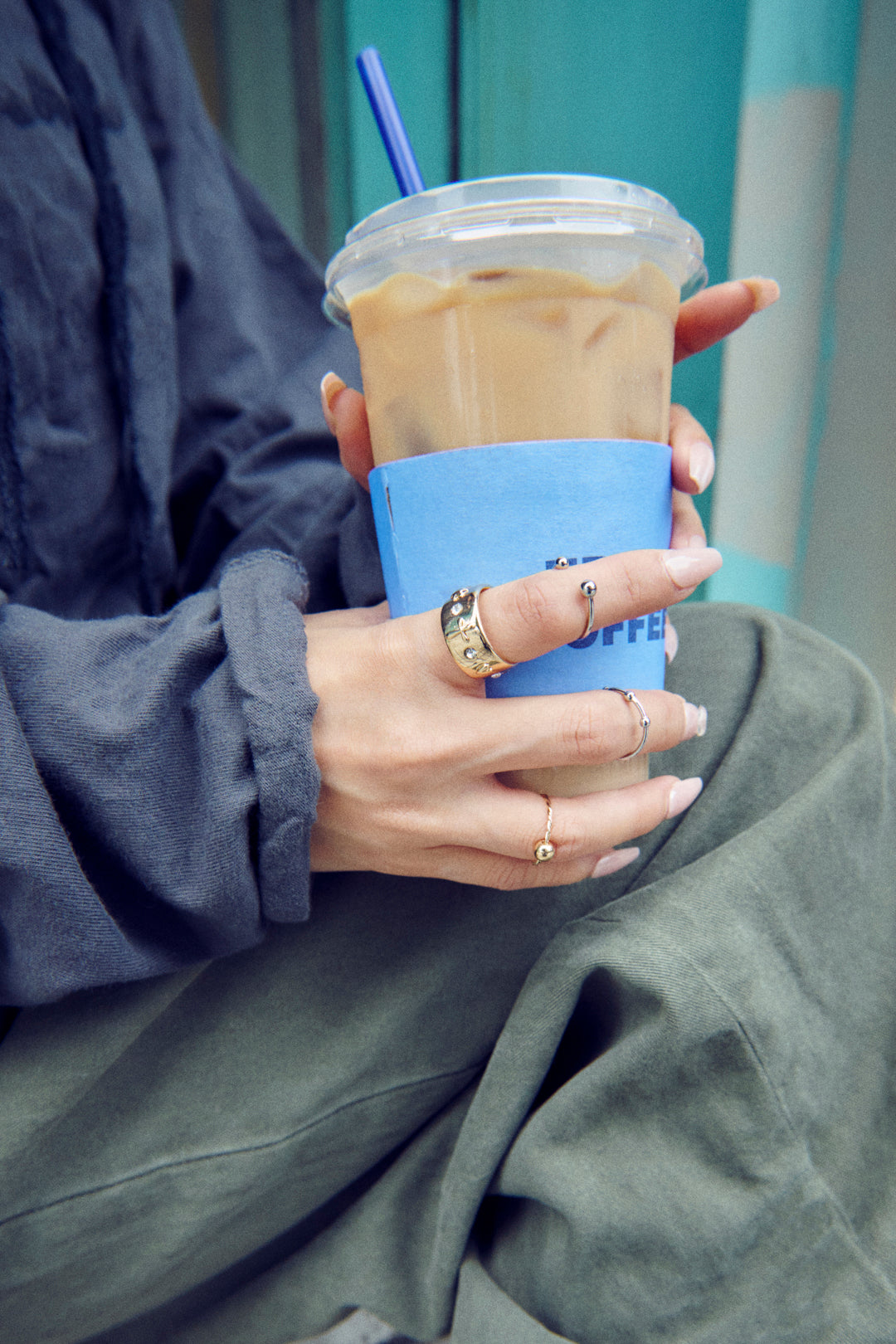 ミックス プチ モチーフ リング【KOREA SNAP】