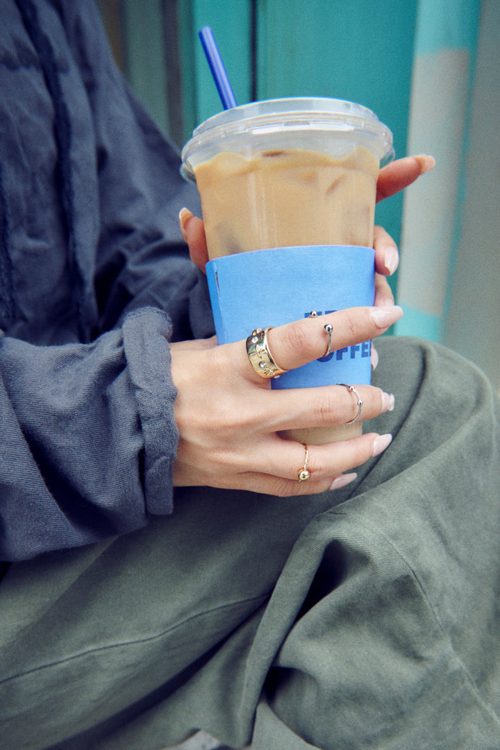 ミックス プチ モチーフ リング【KOREA SNAP】