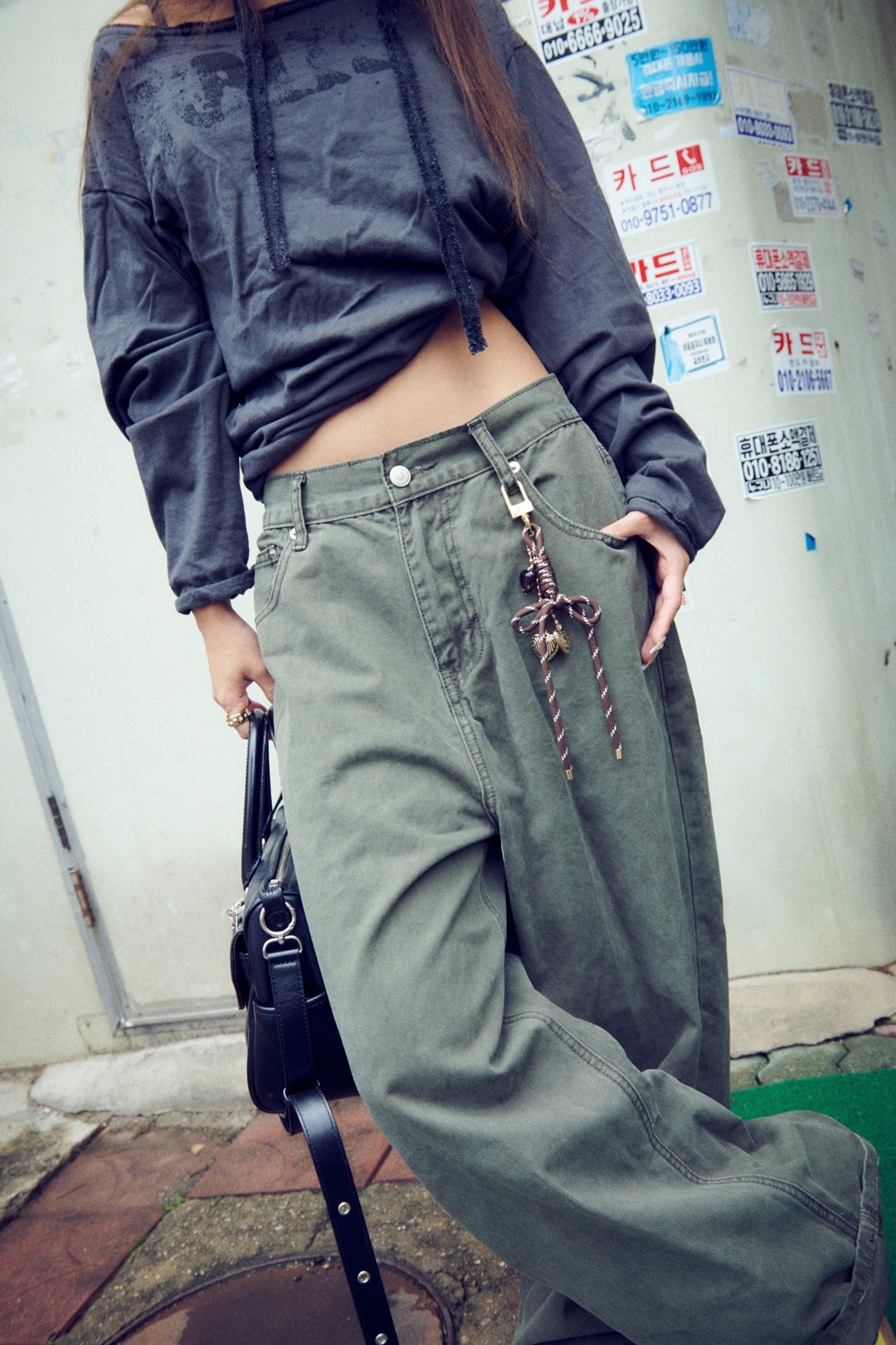 ハート ミリアッド コード バッグ チャーム【KOREA SNAP】