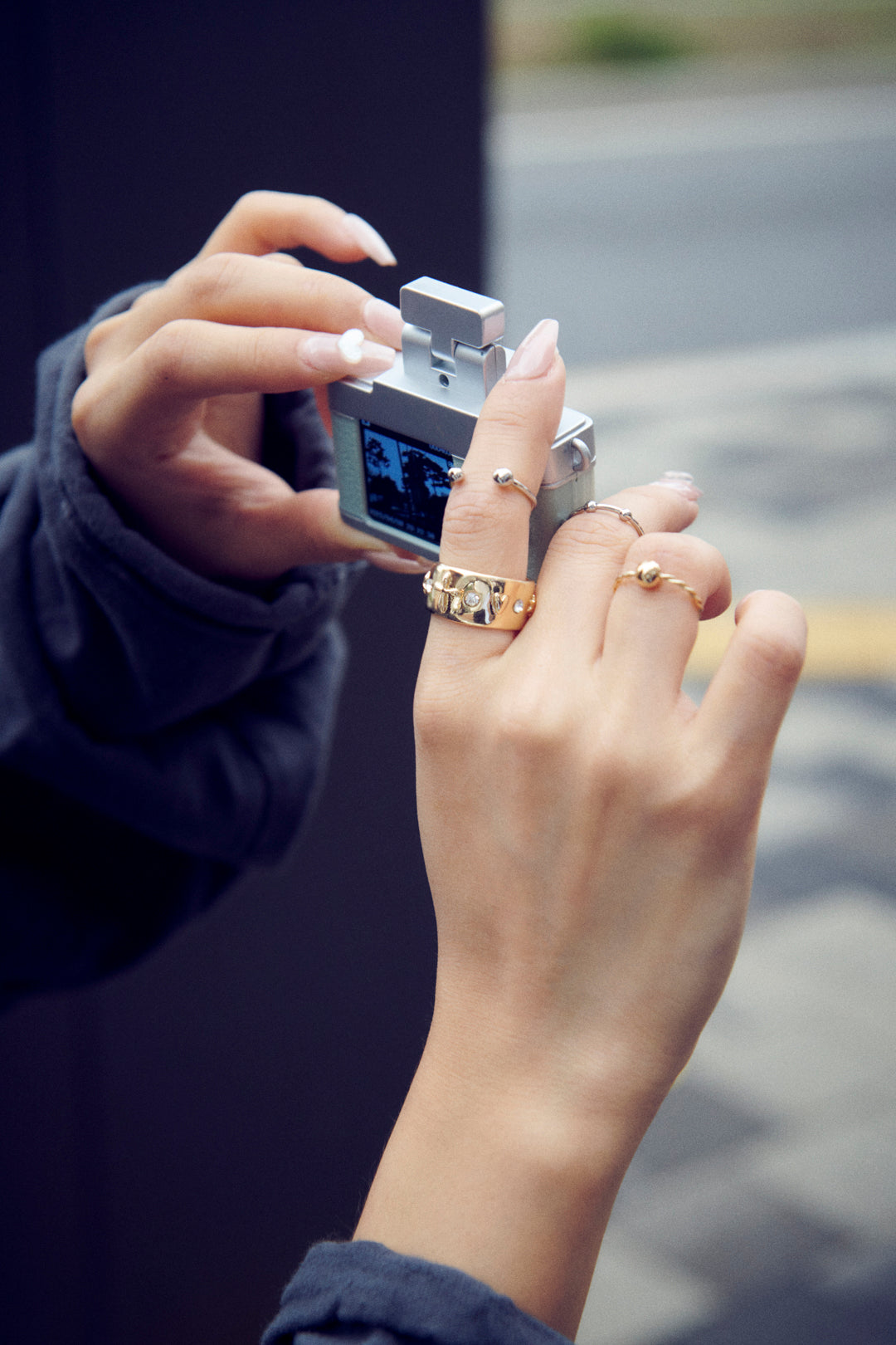 ミックス プチ モチーフ リング【KOREA SNAP】