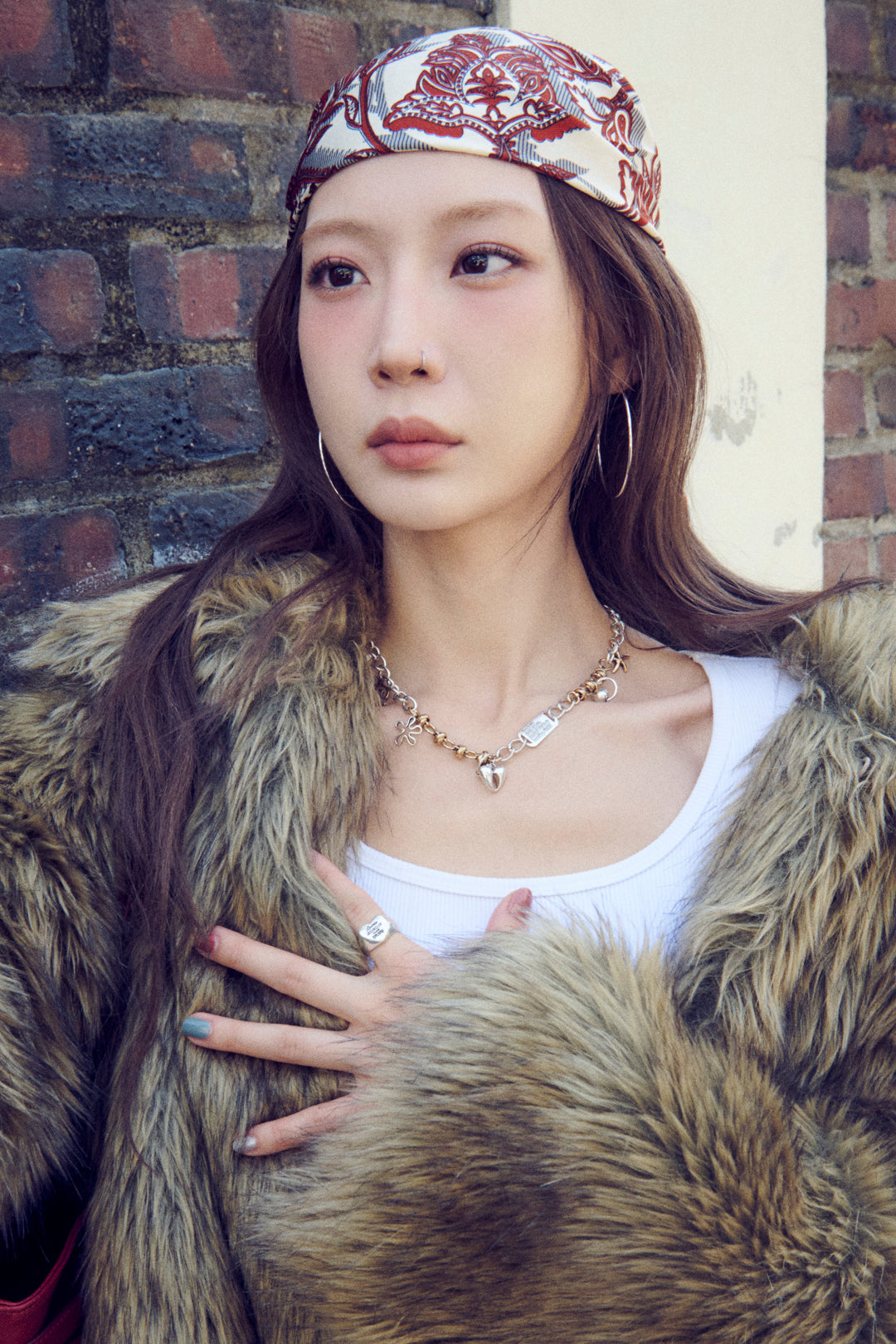 スリム ビッグ フープ ピアス【KOREA SNAP】