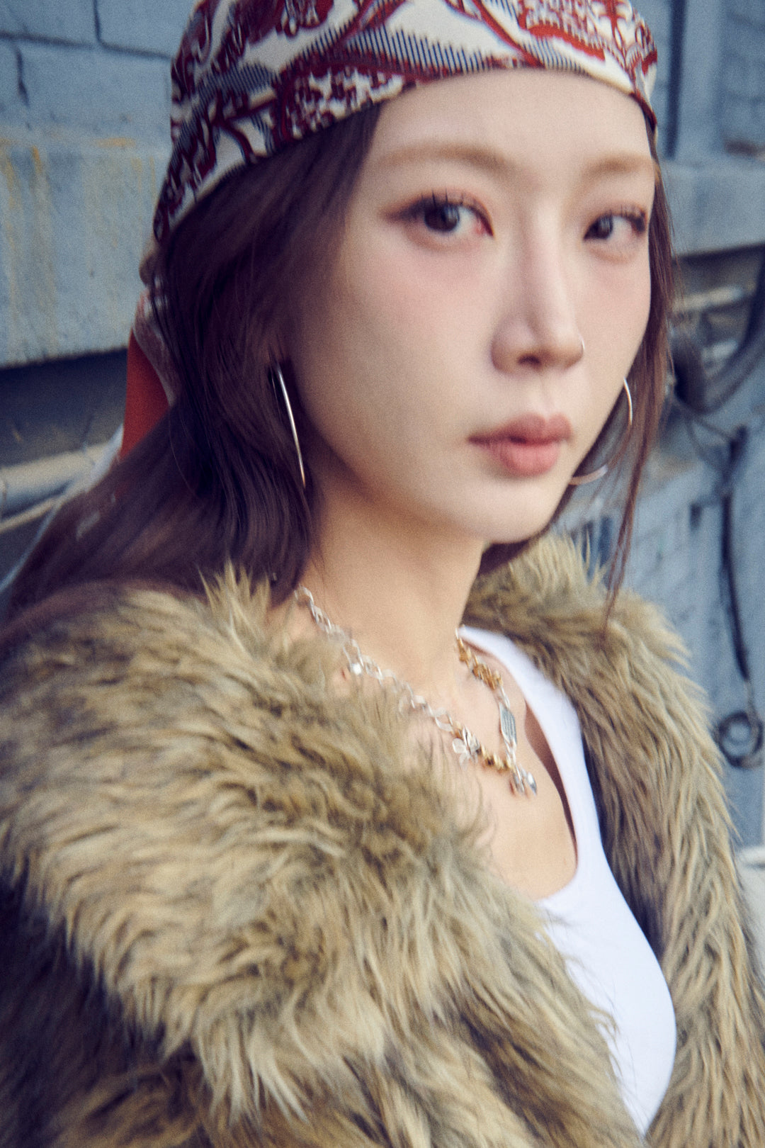 スリム ビッグ フープ ピアス【KOREA SNAP】