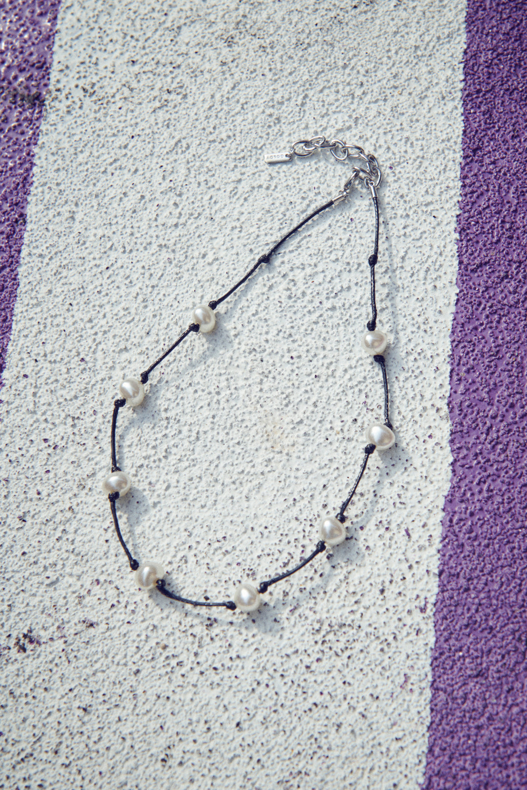 ステーション ビーズ コード ネックレス【KOREA SNAP】