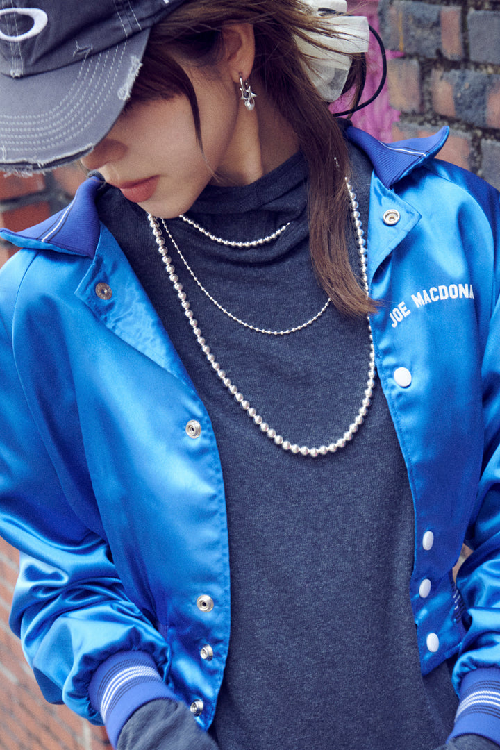 ビッグ バブル メタル ネックレス【KOREA SNAP】