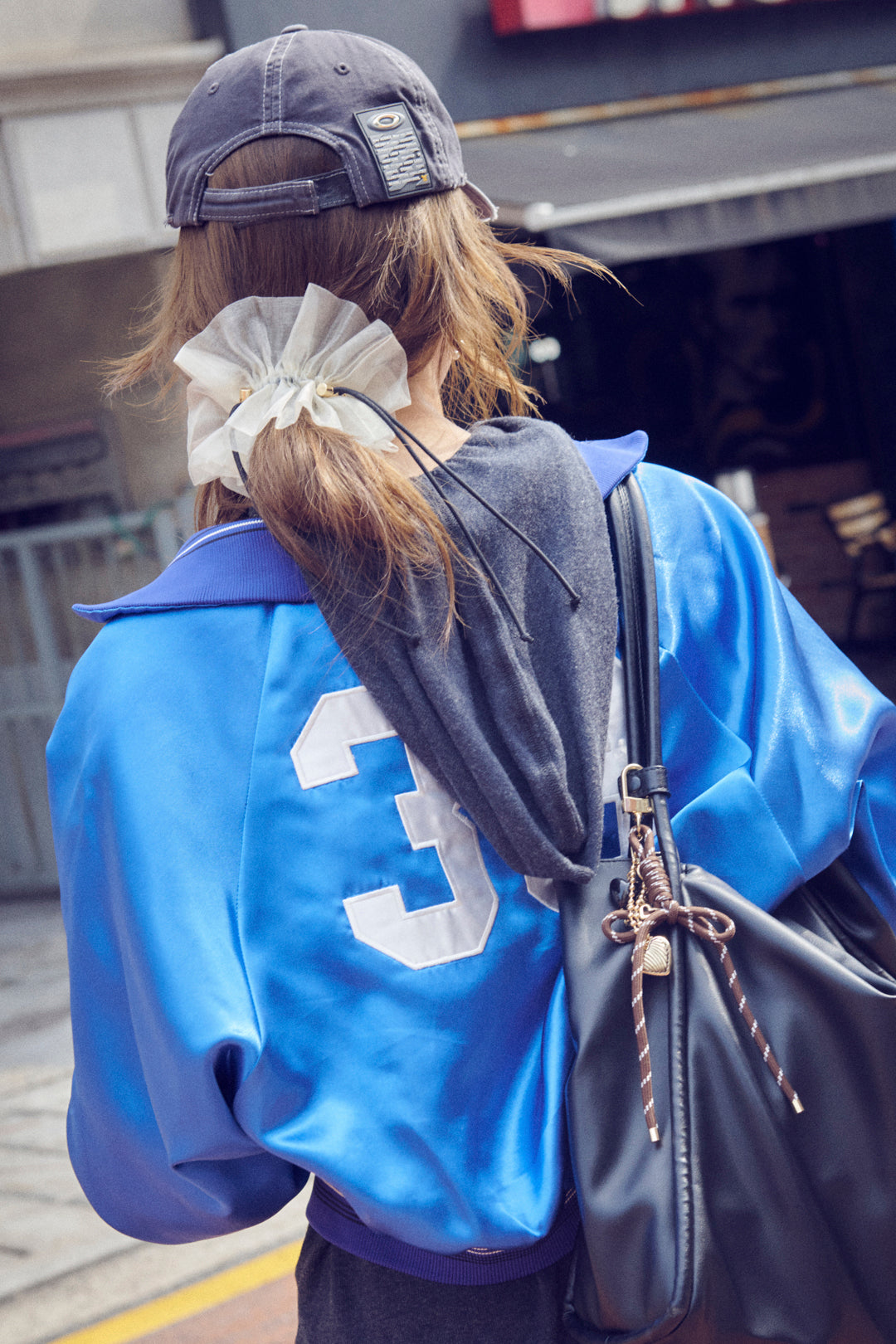 ドローストリング シアー シュシュ "2"【KOREA SNAP】