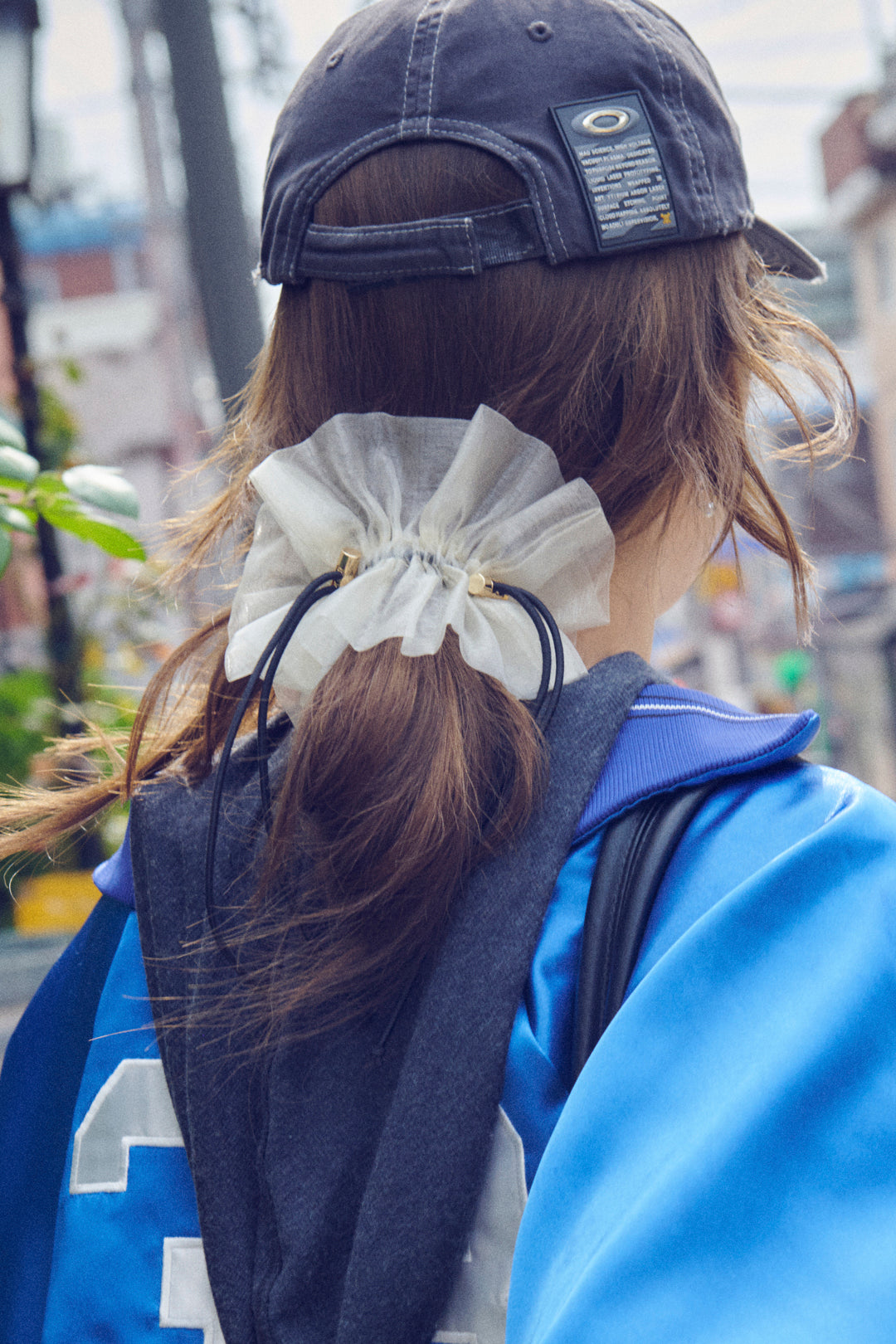 ドローストリング シアー シュシュ "2"【KOREA SNAP】