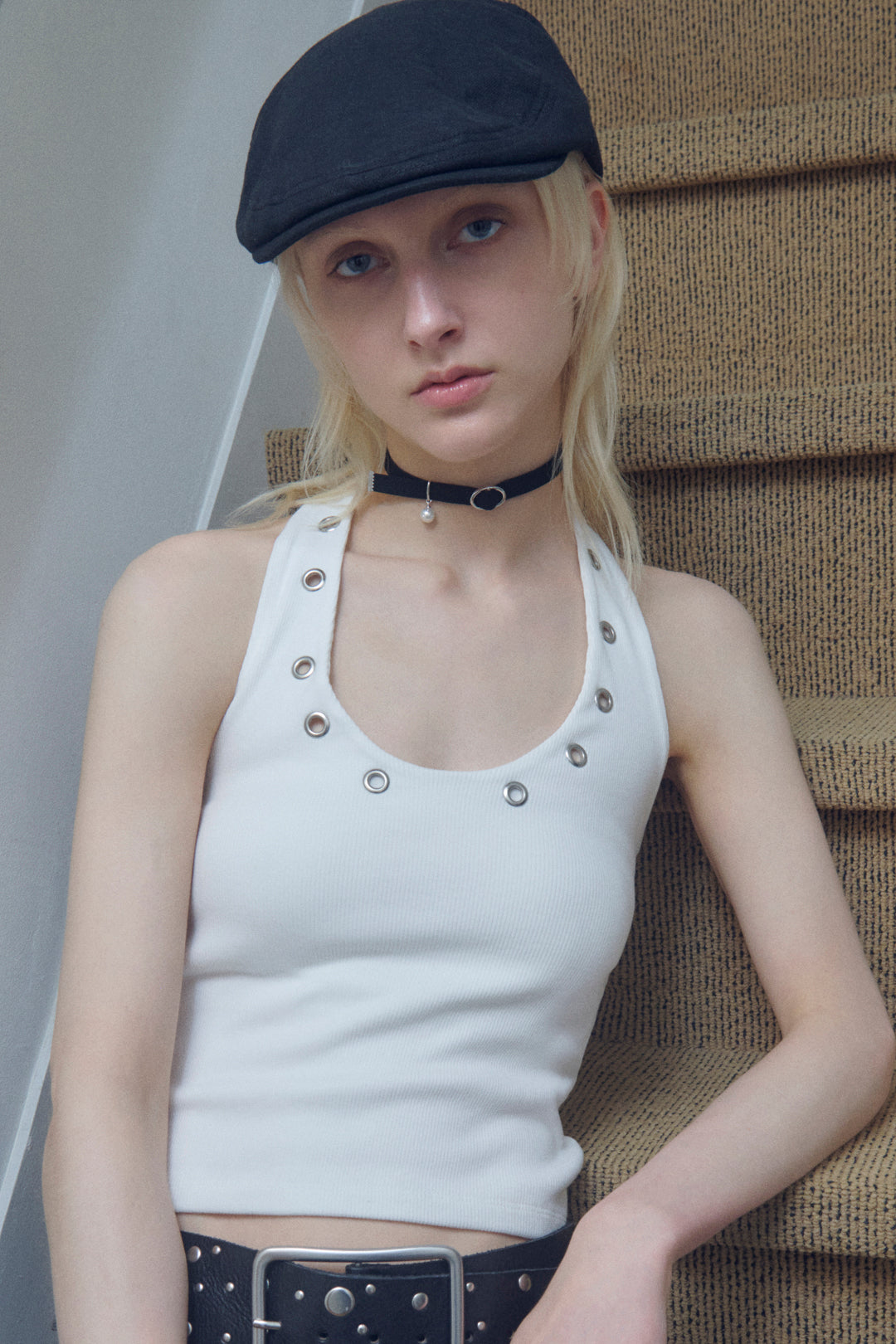 ボヘミアン シック スエード チョーカー