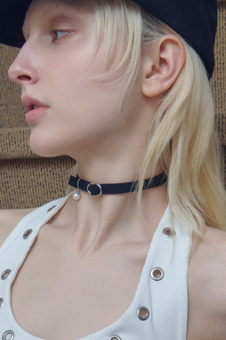 ボヘミアン シック スエード チョーカー