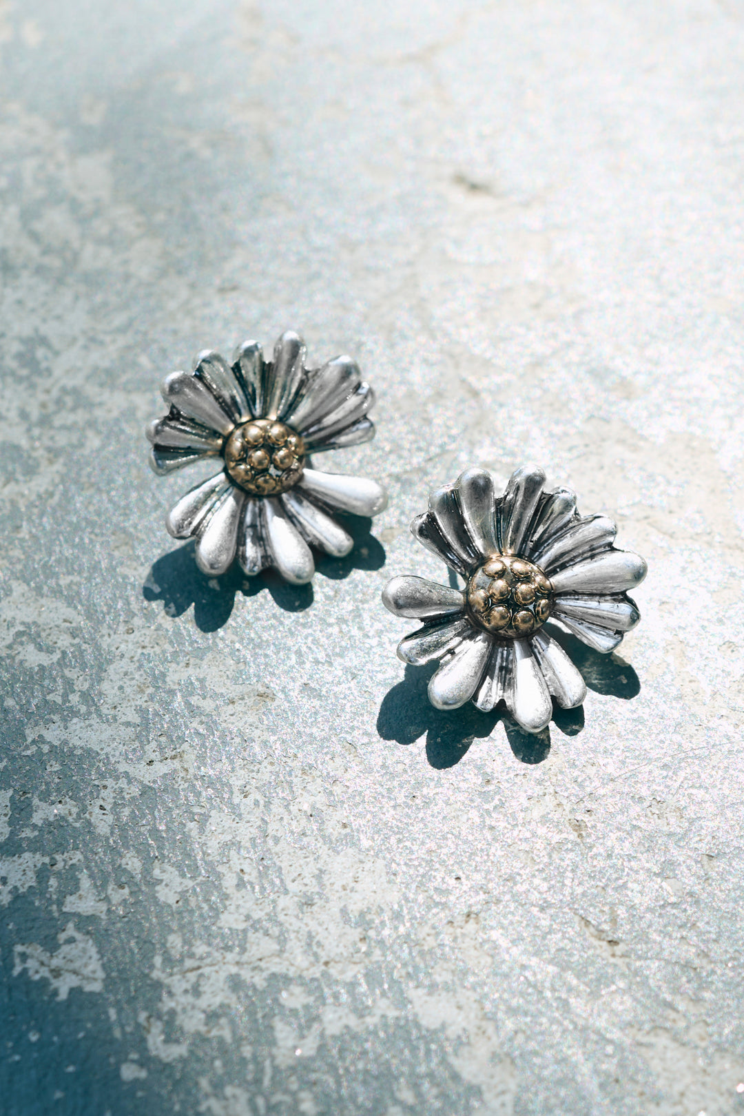 ヴィンテージ マーガレット イヤリング