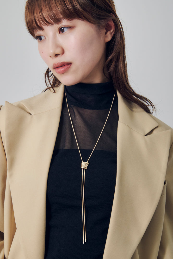 ループ タイイング メタル ネックレス