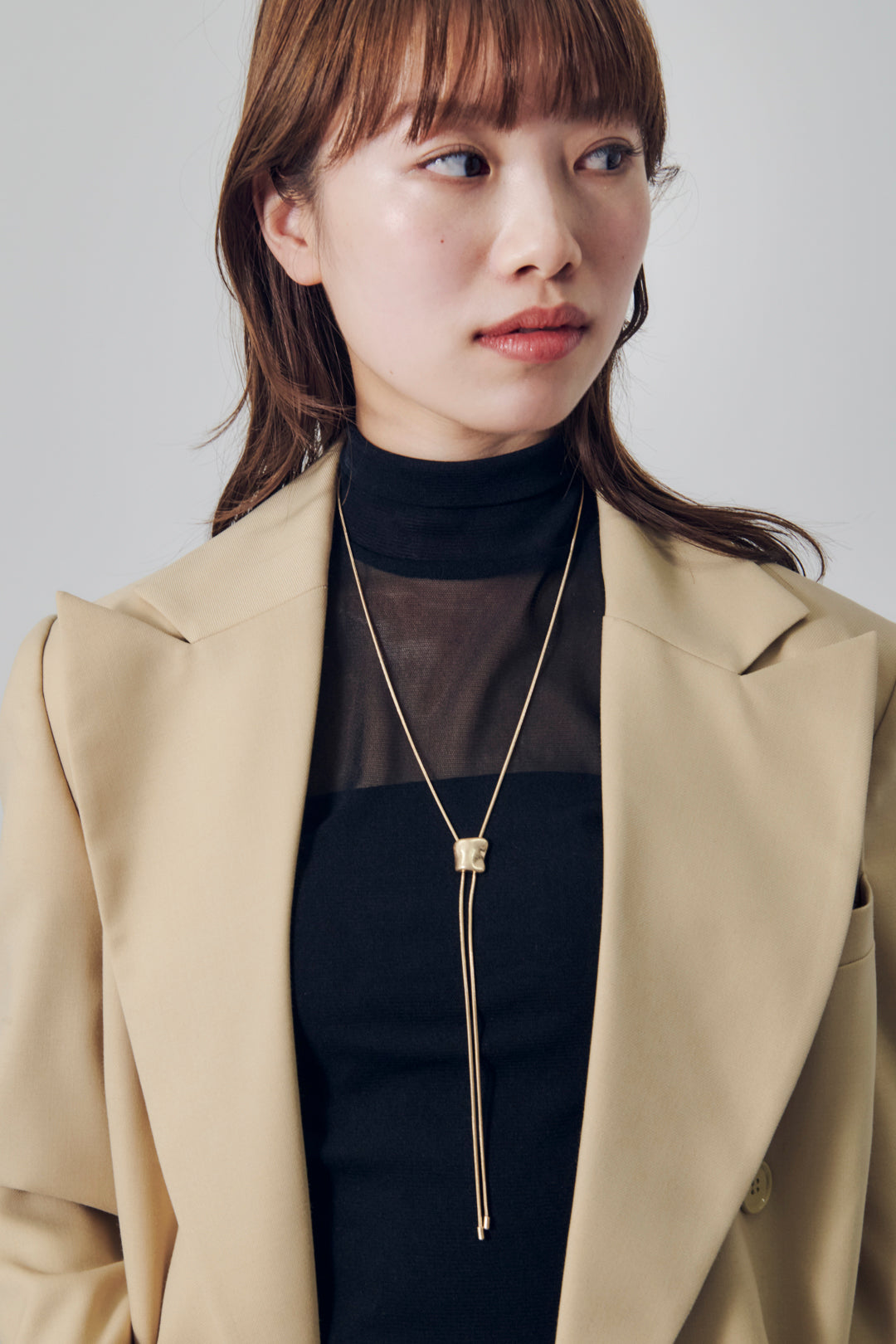 ループ タイイング メタル ネックレス