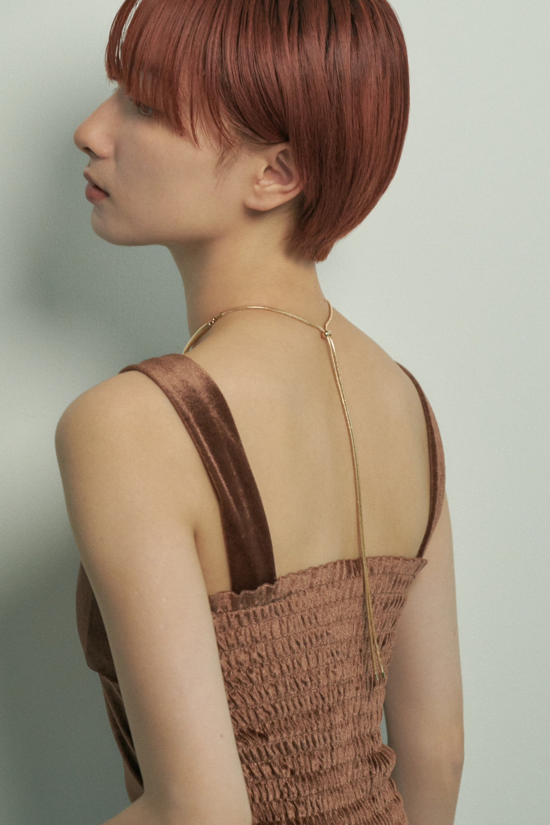 アーチ ライン バック ロング ネックレス – GOLDY Onlinestore