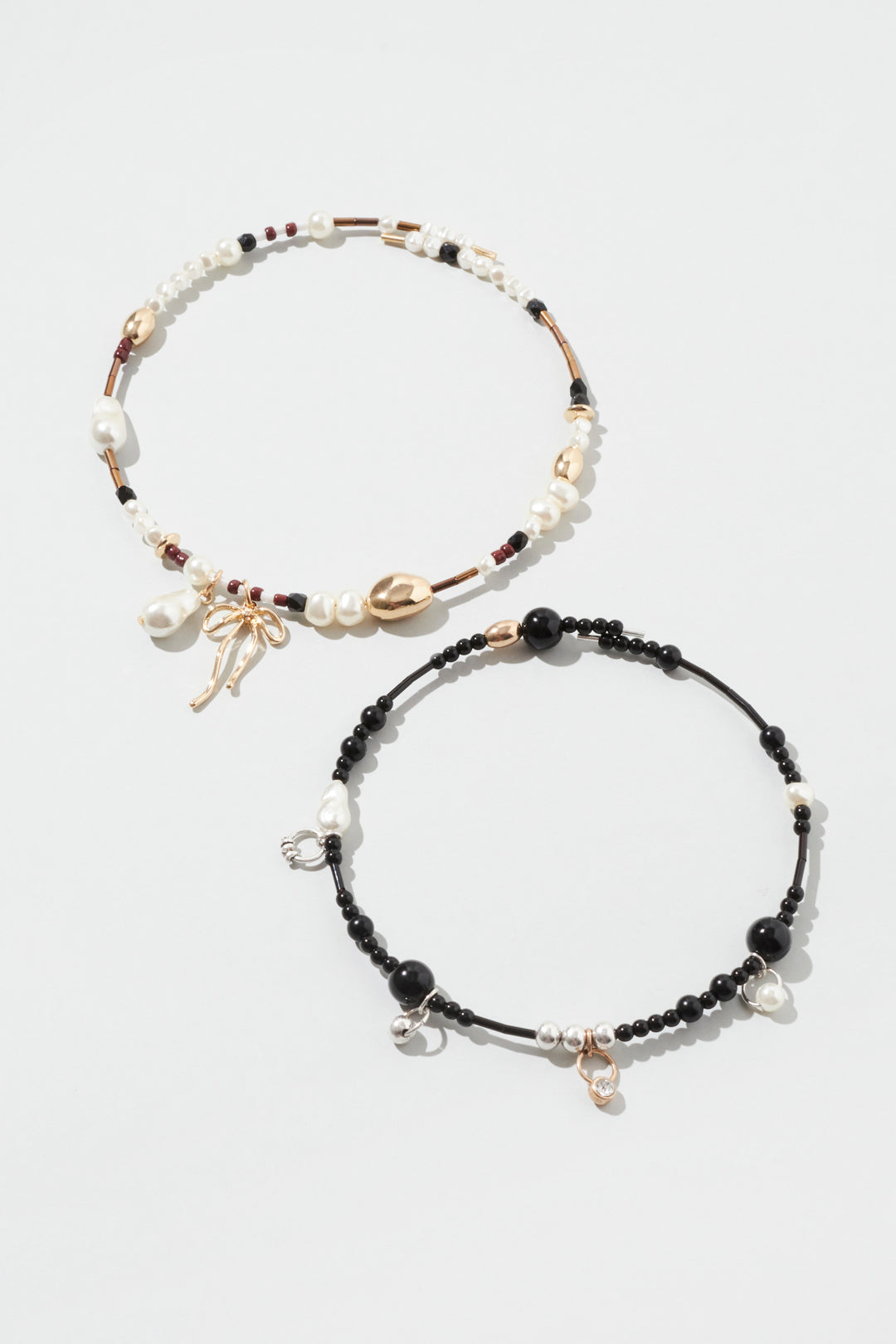 マルチ ビーズ ネックカフ