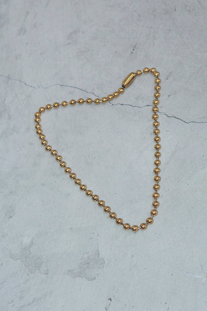 ボール チェーン ステンレス ネックレス