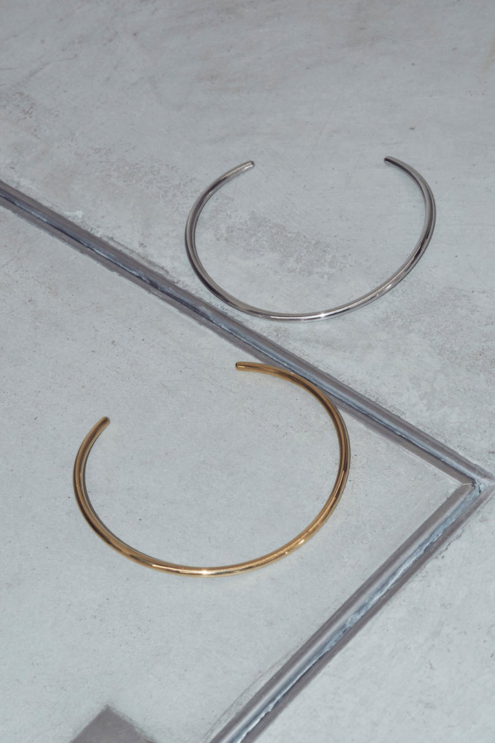 ラウンド カーブ ステンレス ネックカフ