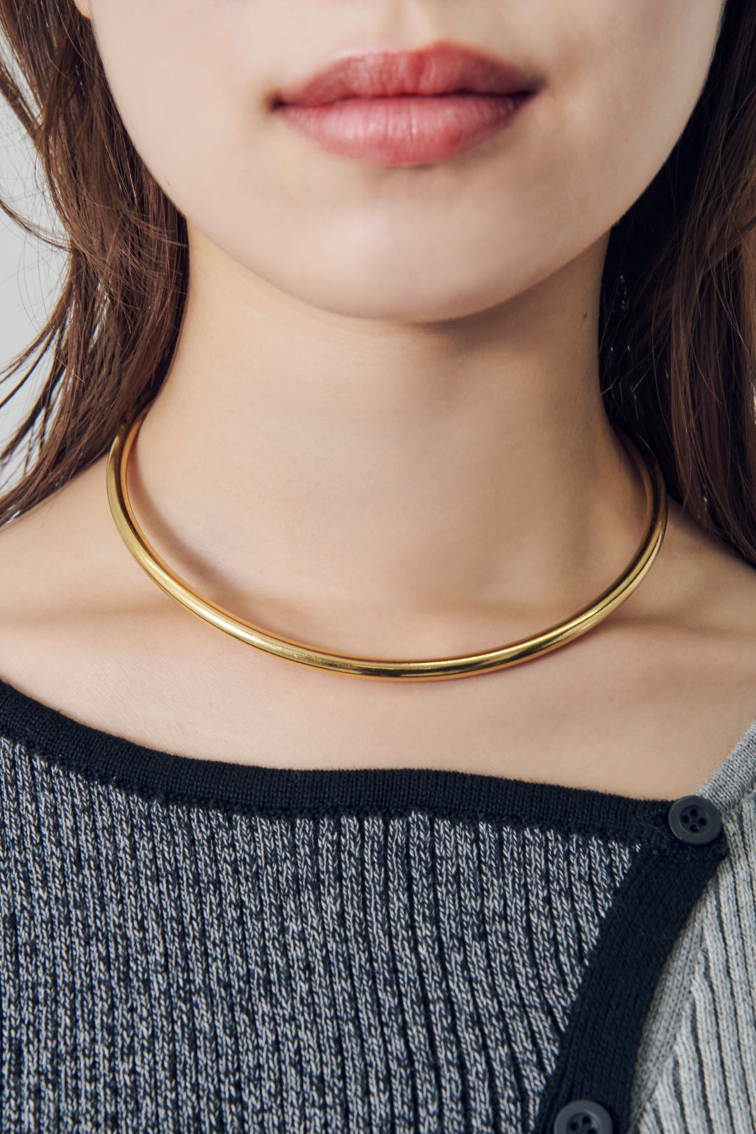 ラウンド カーブ ステンレス ネックカフ – GOLDY Onlinestore
