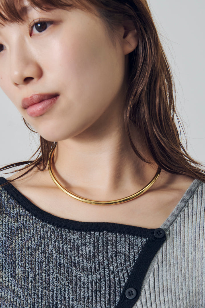 ラウンド カーブ ステンレス ネックカフ