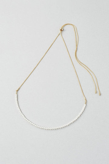 ライン パール ドループ バック ロング ネックレス – GOLDY Onlinestore