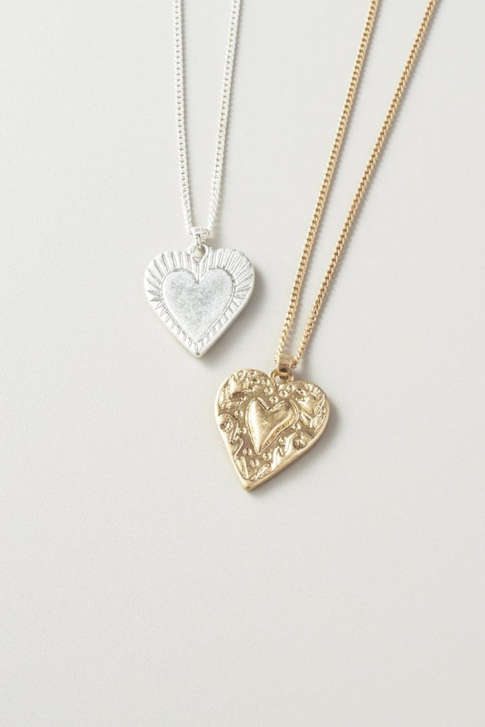 ウエスタン ハート エングレイヴ ネックレス – GOLDY Onlinestore