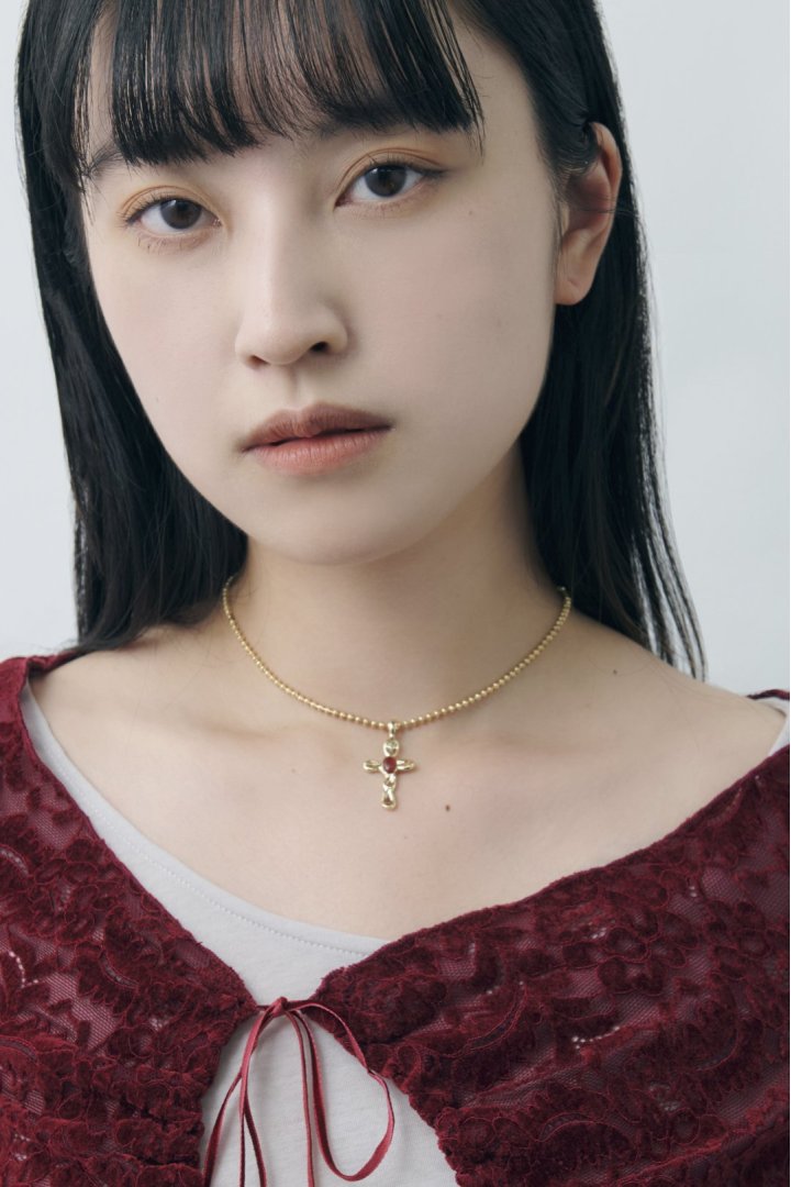 ヴィンテージ クロス ストーン ネックレス – GOLDY Onlinestore