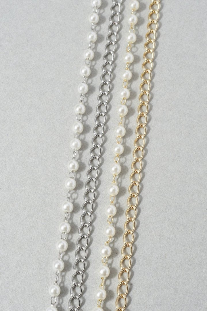 パール チェーン アシンメトリー ネックレス – GOLDY Onlinestore