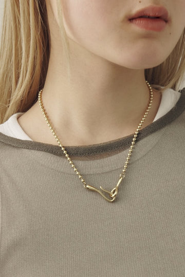フック × ボール チェーン ステンレス ネックレス – GOLDY Onlinestore
