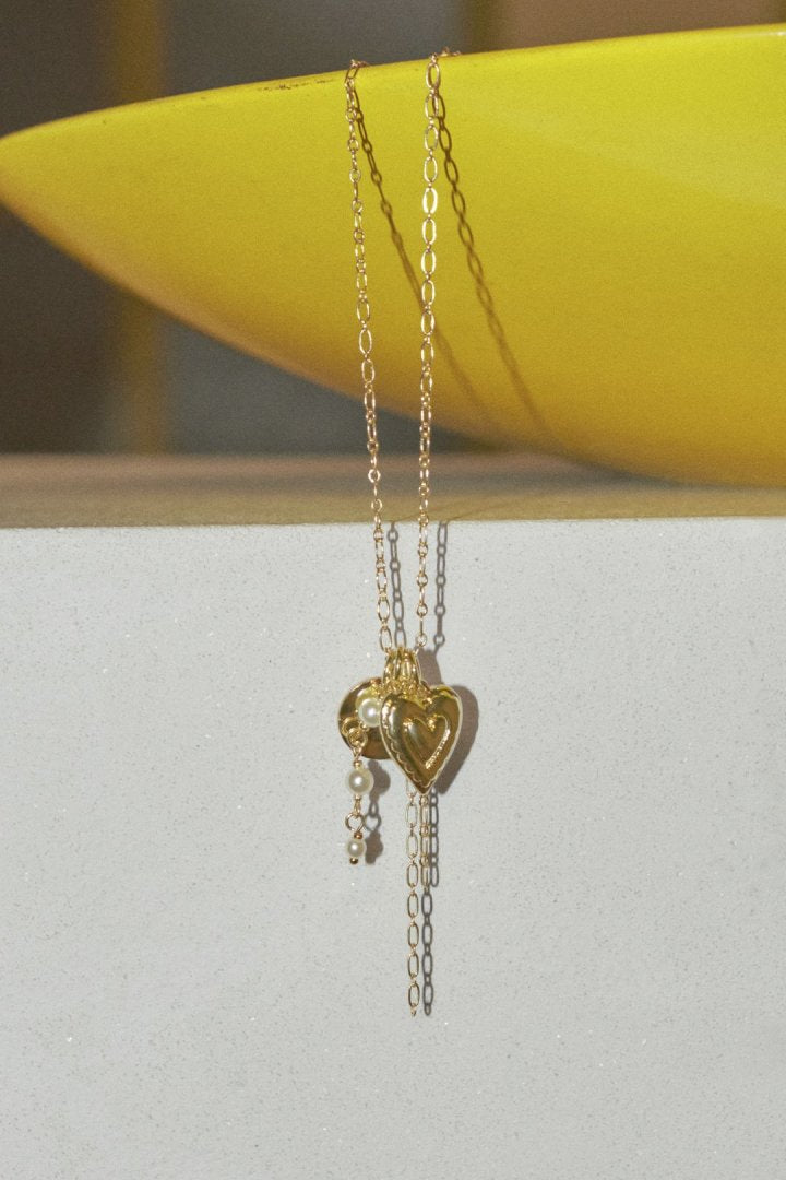 マルチ チャーム ハート ネックレス – GOLDY Onlinestore