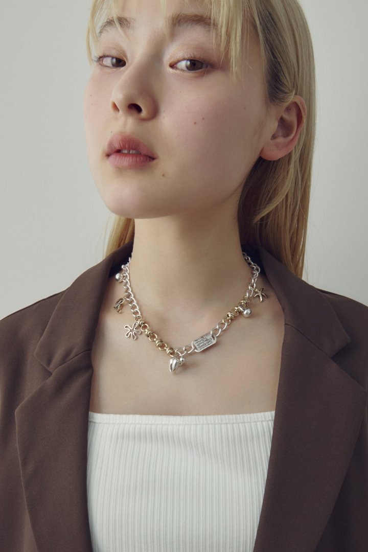 ミックス チャーム IDプレート ネックレス – GOLDY Onlinestore