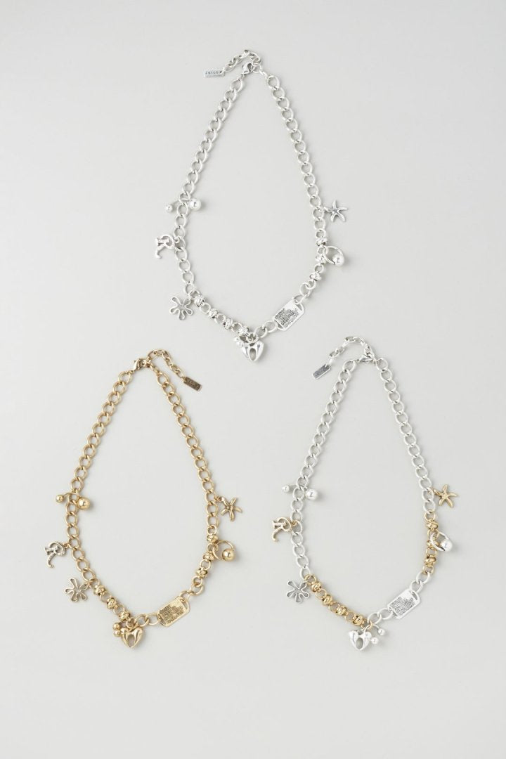 ミックス チャーム IDプレート ネックレス – GOLDY Onlinestore