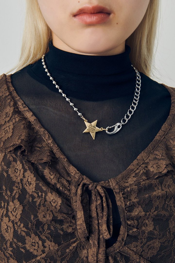 ソフィア スター ID プレート ネックレス – GOLDY Onlinestore