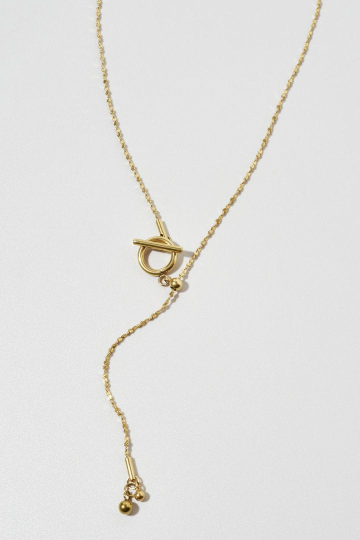 マンテル × グリッター チェーン ステンレス ネックレス