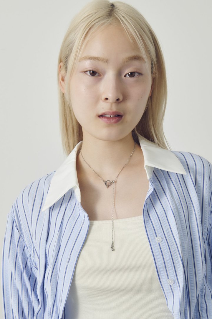 マンテル × グリッター チェーン ステンレス ネックレス