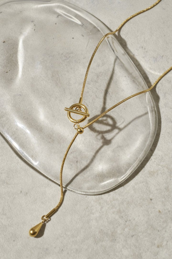 マンテル × スネーク チェーン ステンレス ネックレス