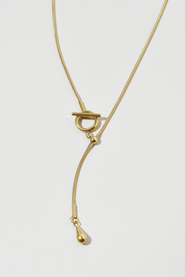 マンテル × スネーク チェーン ステンレス ネックレス