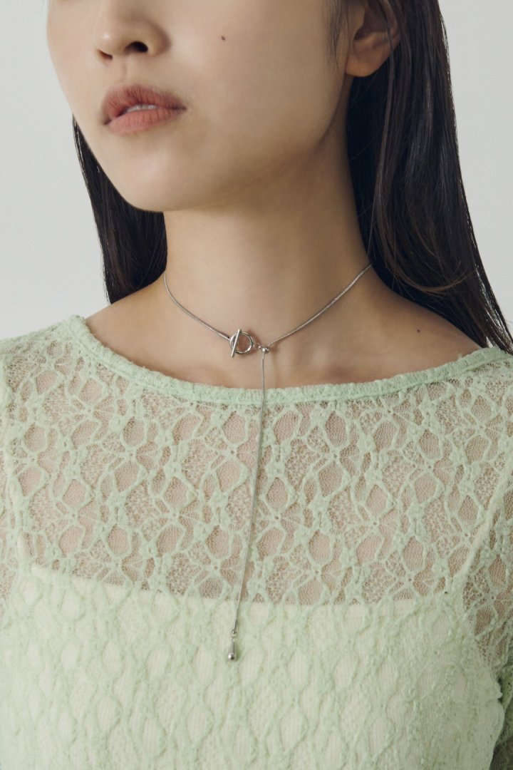 マンテル × スネーク チェーン ステンレス ネックレス