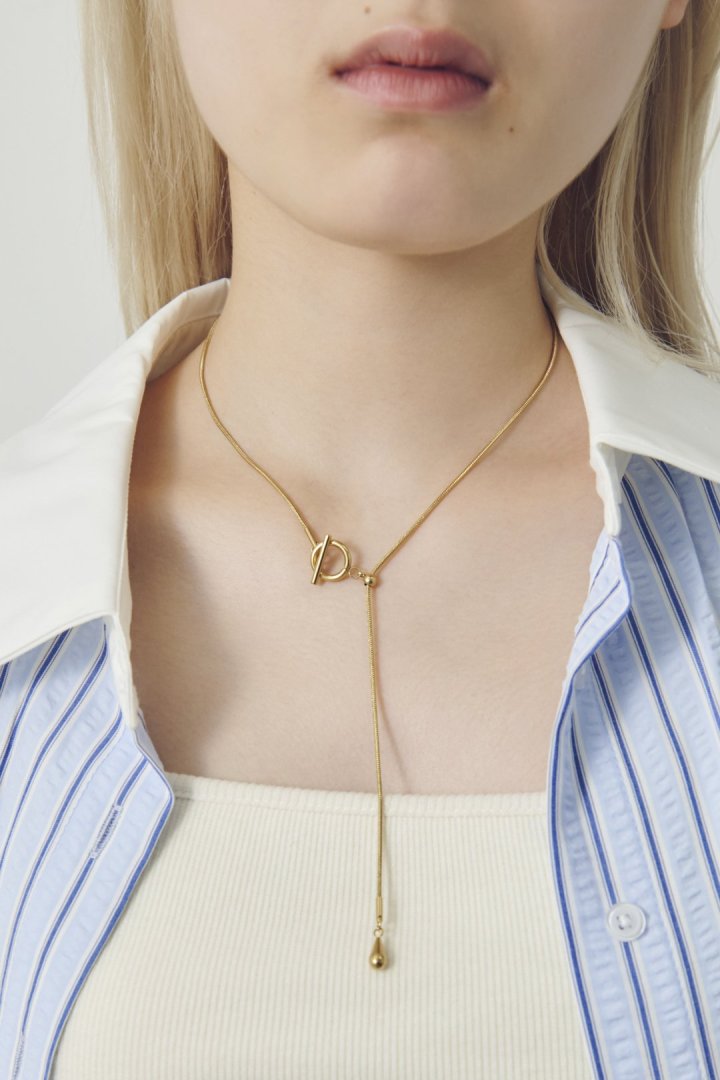 マンテル × スネーク チェーン ステンレス ネックレス