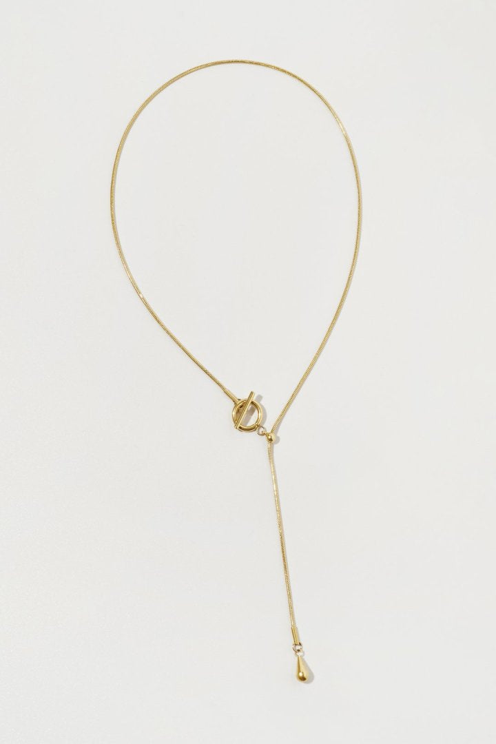 マンテル × スネーク チェーン ステンレス ネックレス