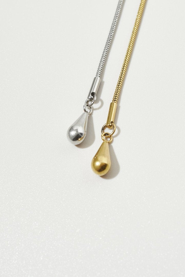 マンテル × スネーク チェーン ステンレス ネックレス