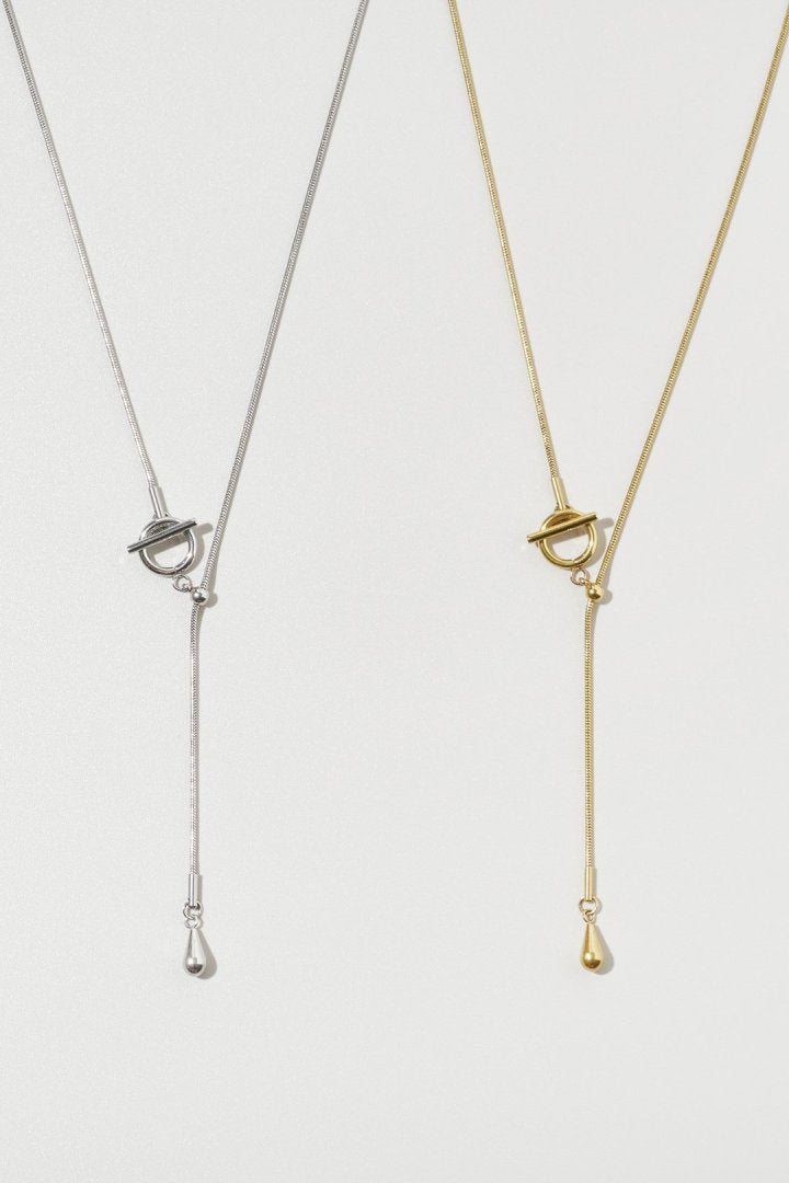 マンテル × スネーク チェーン ステンレス ネックレス