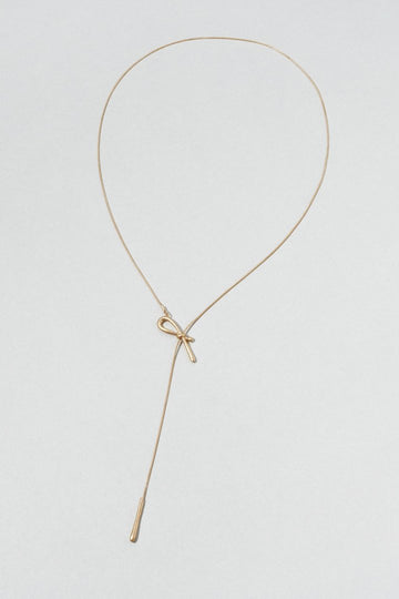 ノット × スネーク チェーン スライド ネックレス – GOLDY Onlinestore