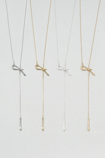 ノット × スネーク チェーン スライド ネックレス – GOLDY Onlinestore