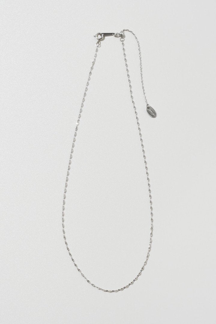 スリム ペタル チェーン ステンレス ネックレス