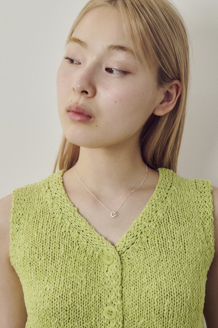 マイクロ チャーム スパイラル ネックレス