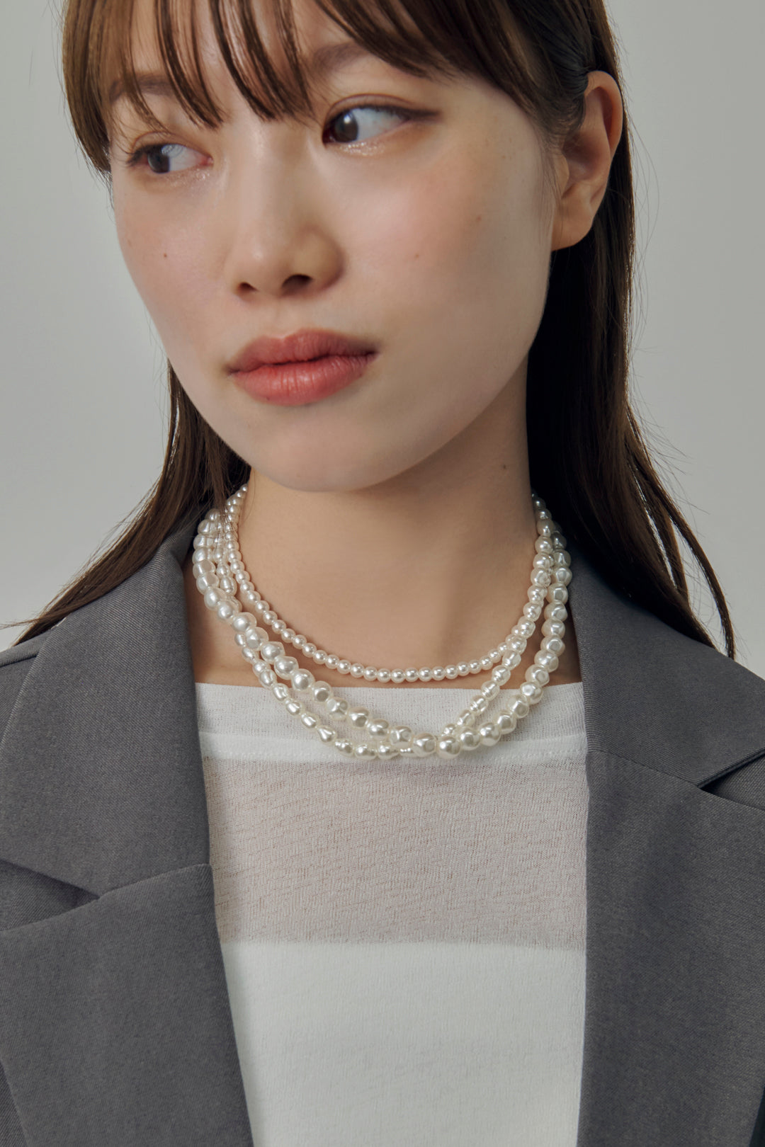 ビッグ バブル パール ネックレス